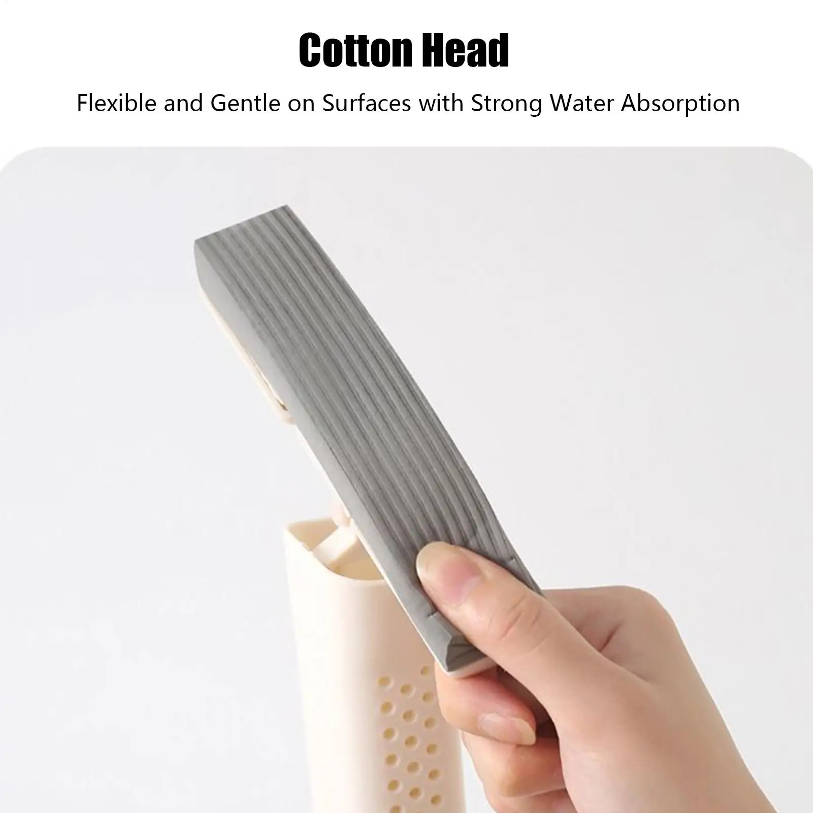 

Портативная швабра для ванной комнаты, самовыжимающаяся скруббер, впитывающая быстросохнущая тряпка, очиститель для пола для бытовой квартиры