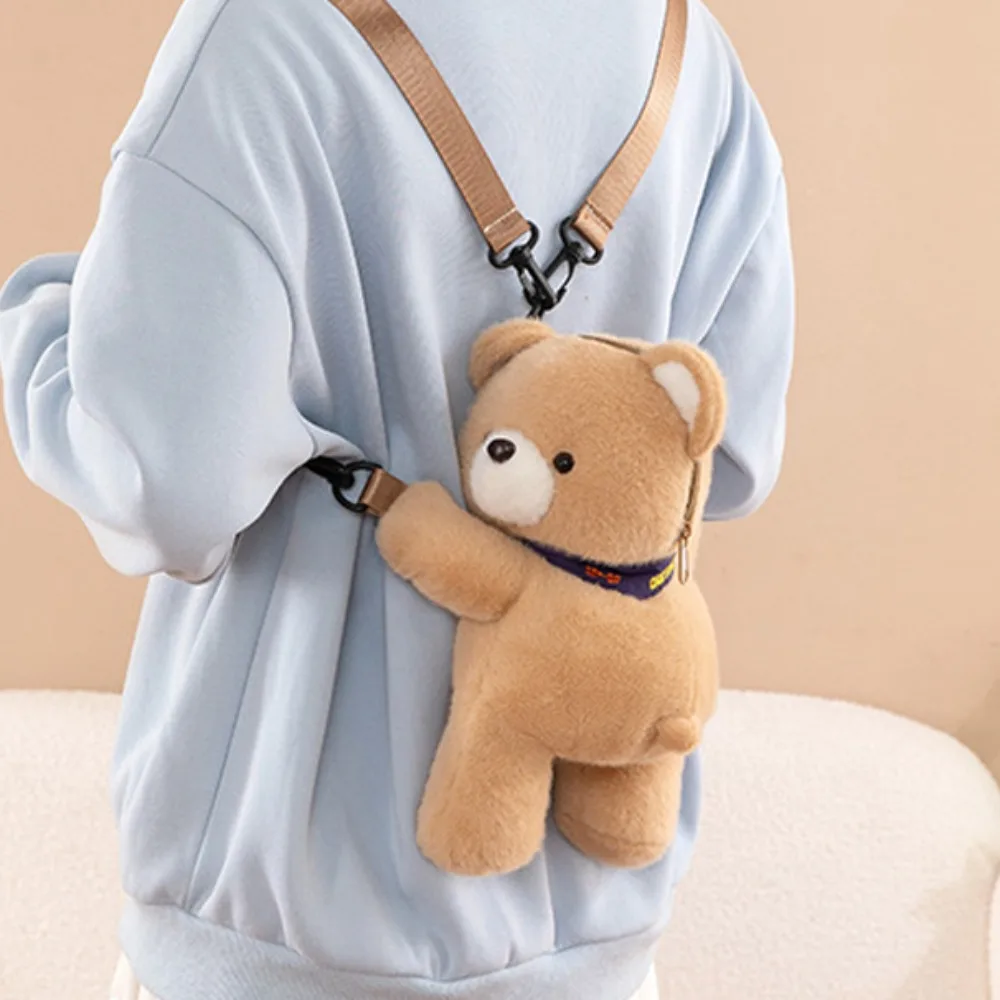 Sac à bandoulière en peluche douce Capybara pour enfants, sac à dos, grand animal, ours, agneau, chien, étudiant initié