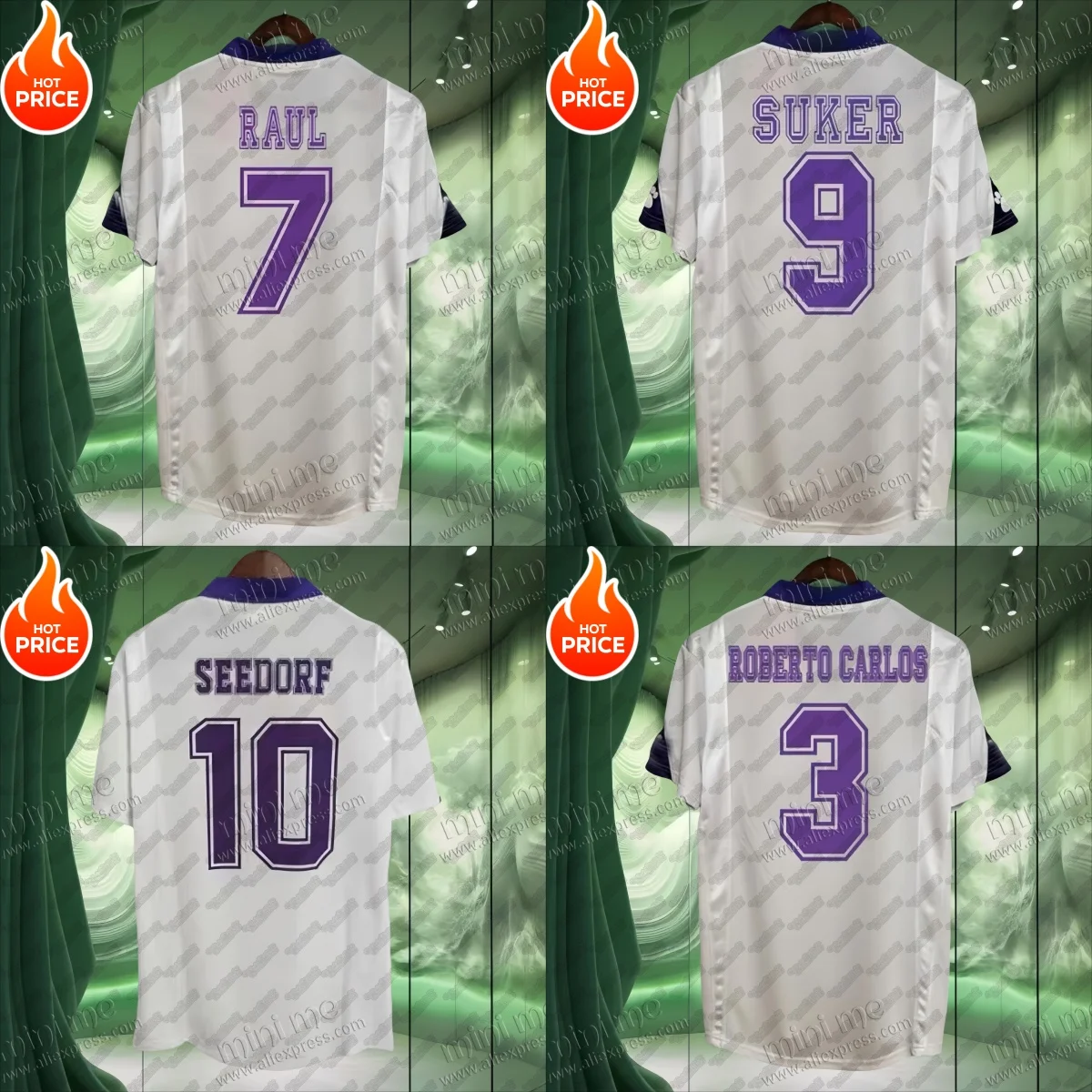 

2025 New Summer Top Retro Football Shirt Raul SEEDORF Retro Classic Same Football Shirt Quick-drying Sweat-absorbing T-shirt
