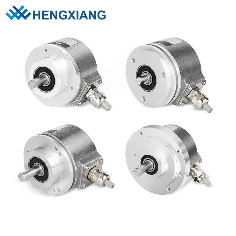 S58 incremental rotary encoder with solid shaft 10mm D type 5VDC IP65 original encoders 2000 ppr - 10000 ppr