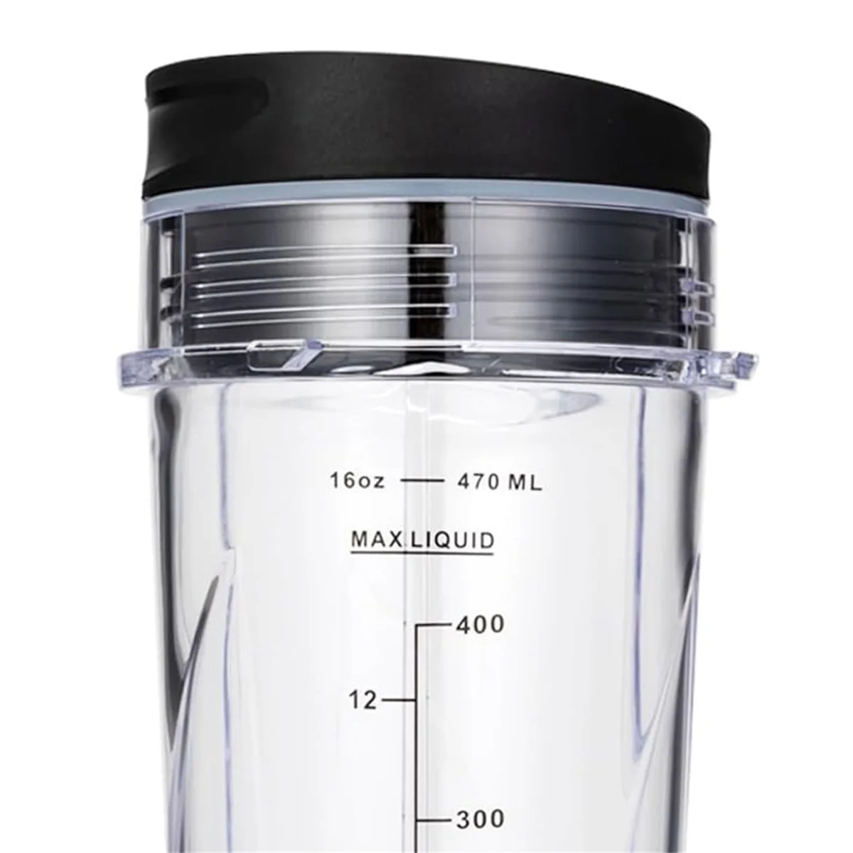 أكواب بديلة سعة 16 أونصة لخلاط Ninja QB3001SS Fit المدمج الشخصي، مع أغطية - عبوتان ST