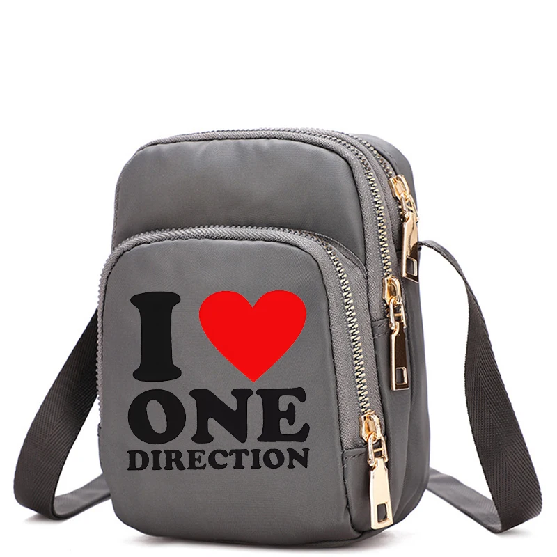 One Direction Crossbody Bag Boy Band Women Shoulder Bags Tote Bag Female Underarm Phone-Bag Fashion Collocation Trendy