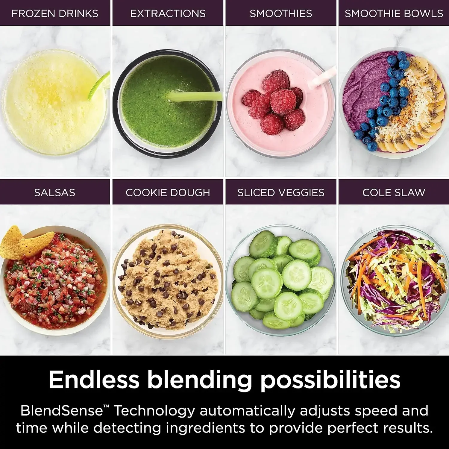 TB401 Detect Kitchen System Power Blender + Processor Pro, BlendSense Technology, Blender, Chopping & Smoothies, 1800 Peak Watts