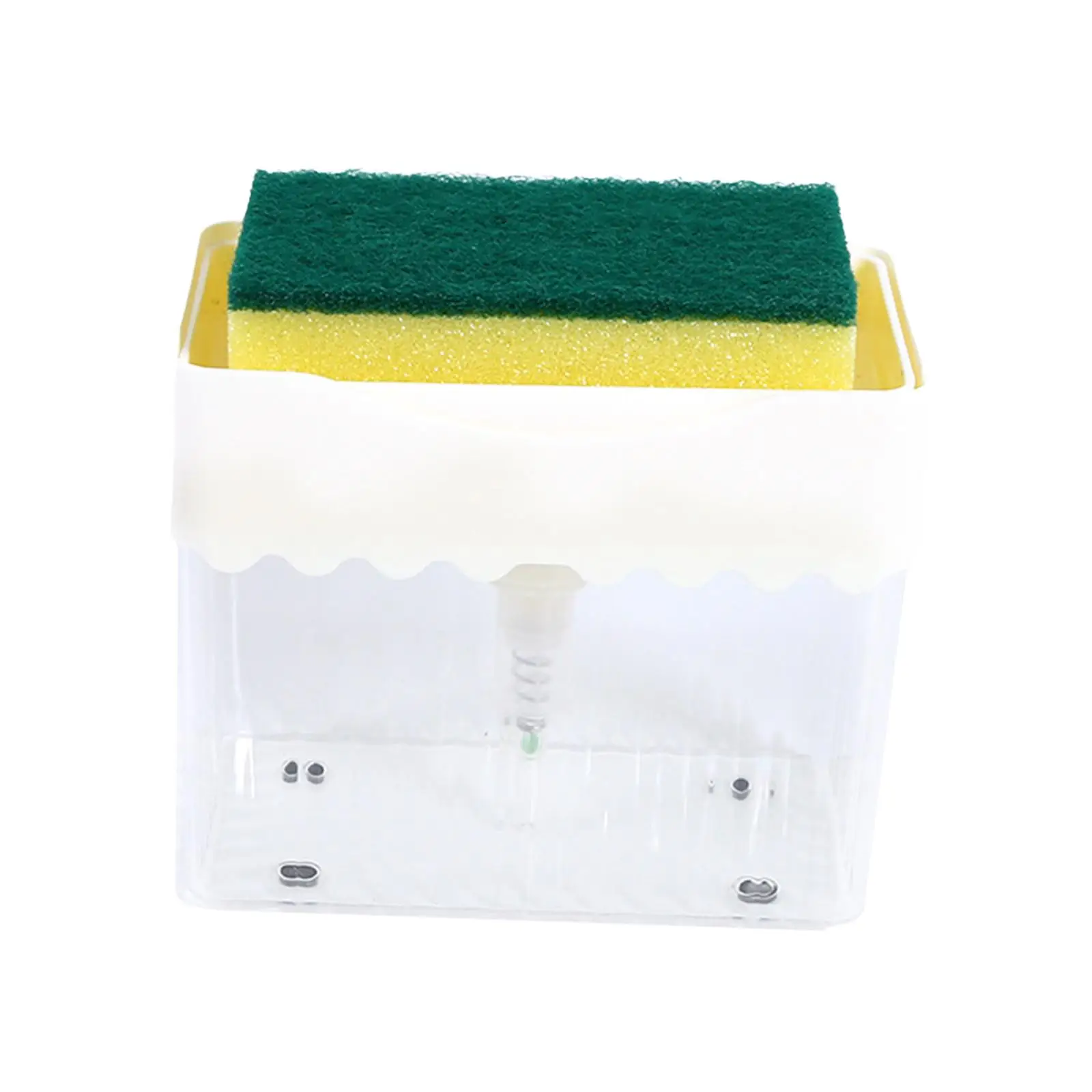 Dishwashing Soap Pump Dispenser 2 in 1 Soap Dispenser for Kitchen Countertop