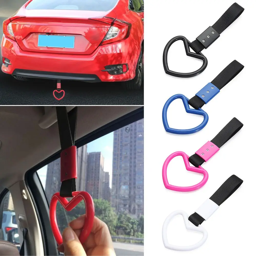 

Ручка для автомобиля, автобуса, подвеска, буксирный трос, буксирное кольцо, автомобильный аксессуар, ремешок в форме сердца