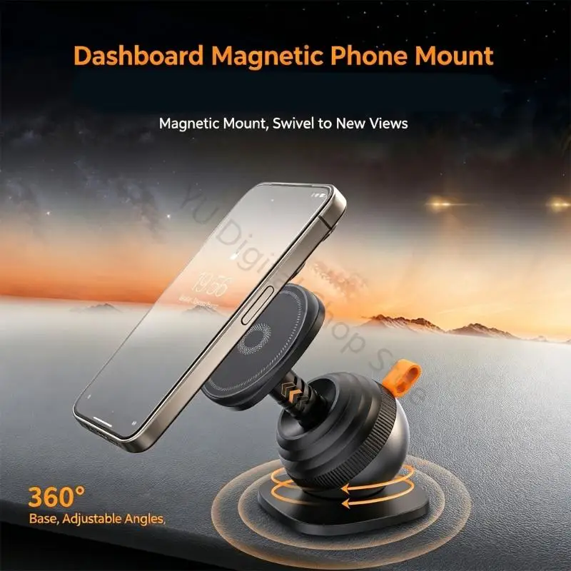 96BA Cellphone Bracket Adhesive Phone Stand for Phone 17 16 15 14 Car Phone Holder Dashboard Mount Holder Stand