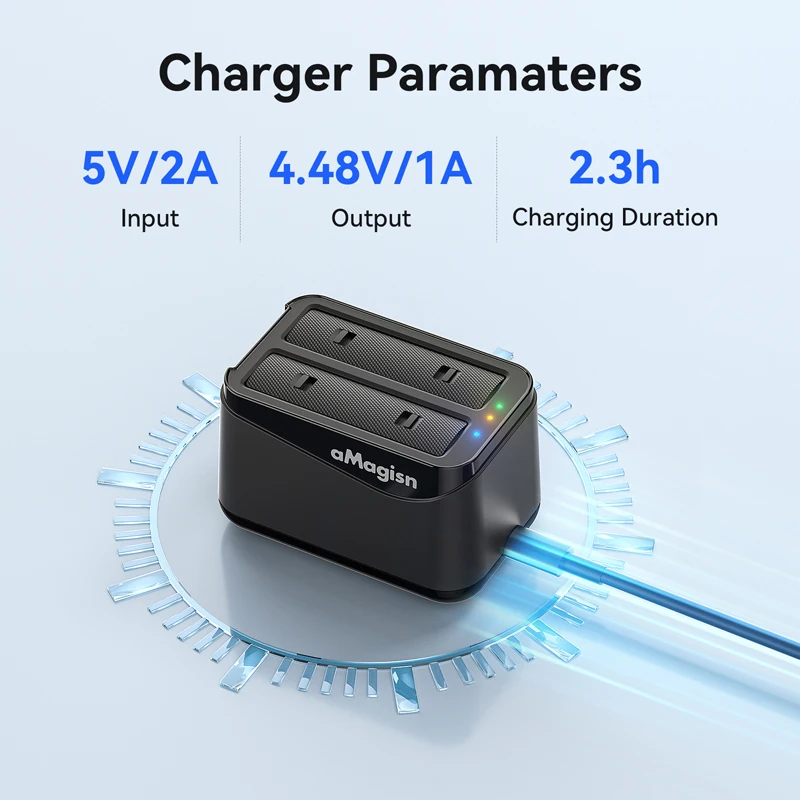 For Insta360 X4 Air Camera Batteries 2-way Charger Butler Magnetic Flip Cover Fast Charging Hub Quickly Charged Box Accessories