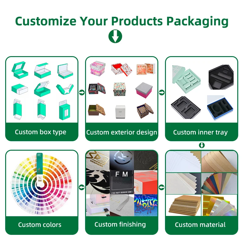 Customization.Customized Series Set Surprised Blind Box Rigid Paper Box 25 Days Advent Calendar Packaging Gift Boxes with Magnet