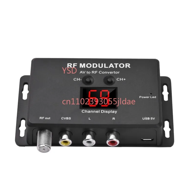 Home Cinema AV RF Modulator Audio Video Signal Converter TV Accessories