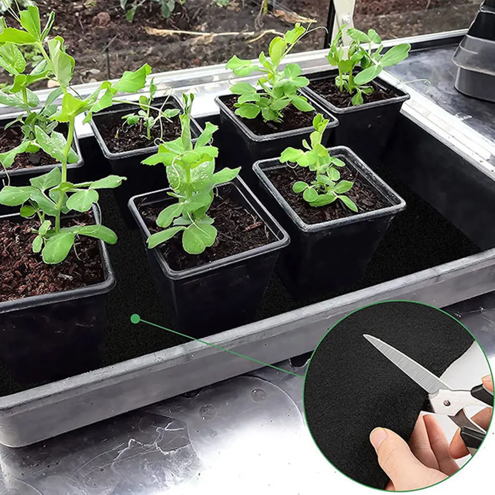 

1 Set Plant Watering Capillary Mat Self Watering System For Indoor Greenhouse Hydroponic Garden Irrigation Cushion Absorbent Pad