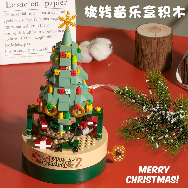 

Christmas Tree Assembled Toys Octave Box 26cm Collectible Model Cartoon Toy Anime Figurine Holiday Gifts