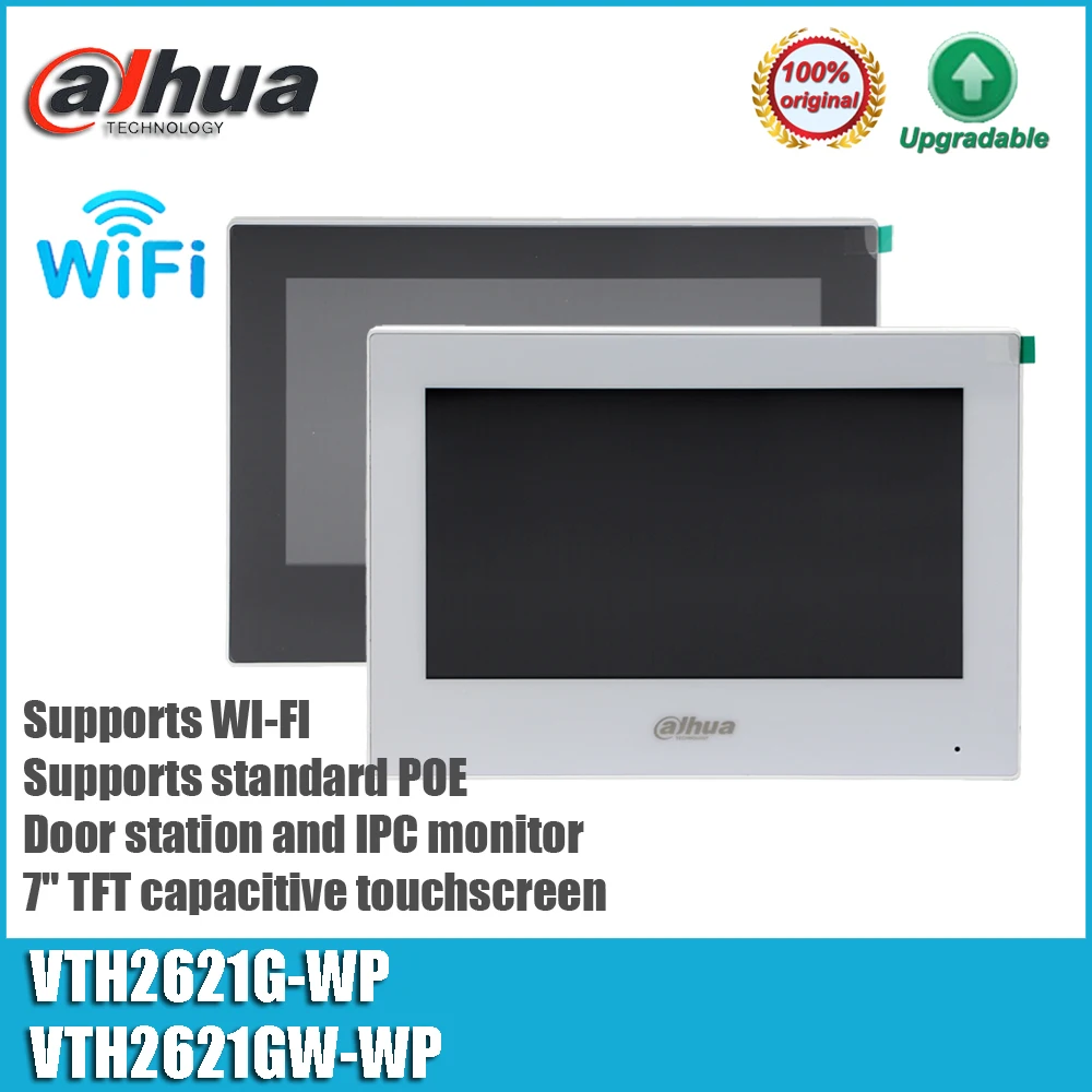 Original Dahua VTH2621G-WP and VTH2621GW-WP Wireless PoE 7