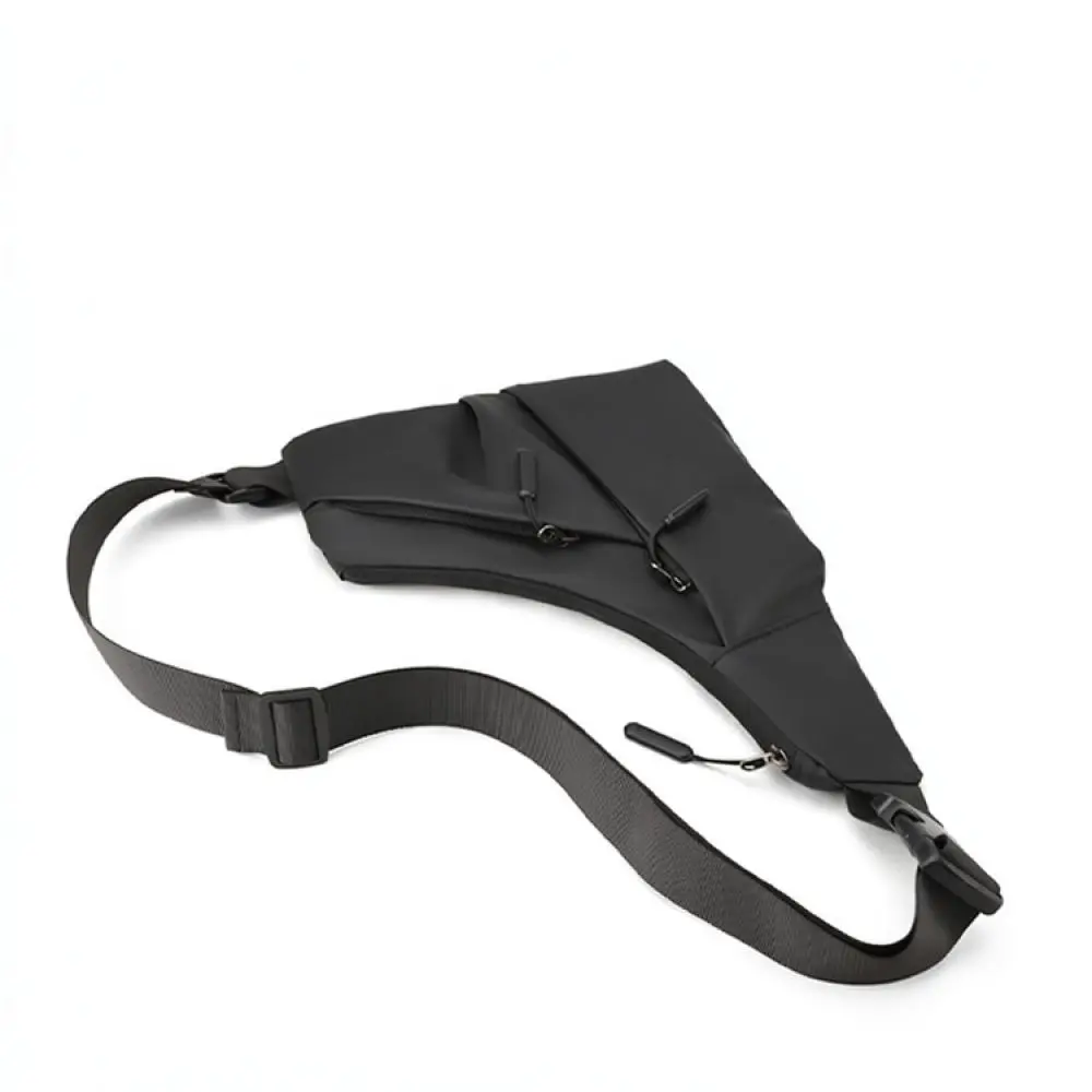 Slim Mens Crossbody Sling Bag Durable Chest Pack Water Resistant Shoulder Satchel For Daily Life Commuting Travel Gear