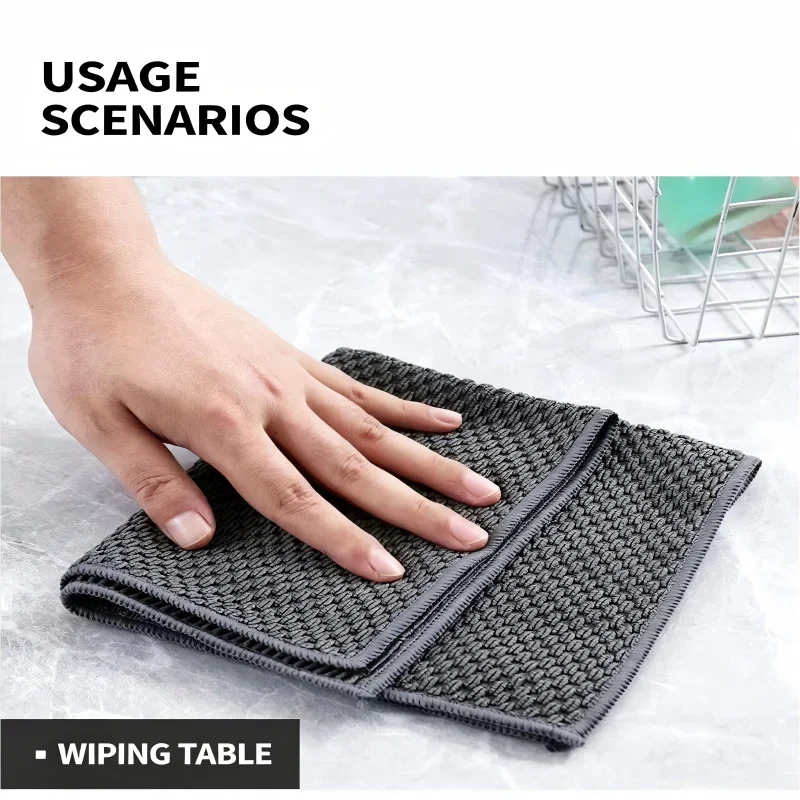 Corn kernel oil absorbing cloth kitchen dishwashing cloth cleaning cloth non shedding cloth scouring pad wiping tables chairs