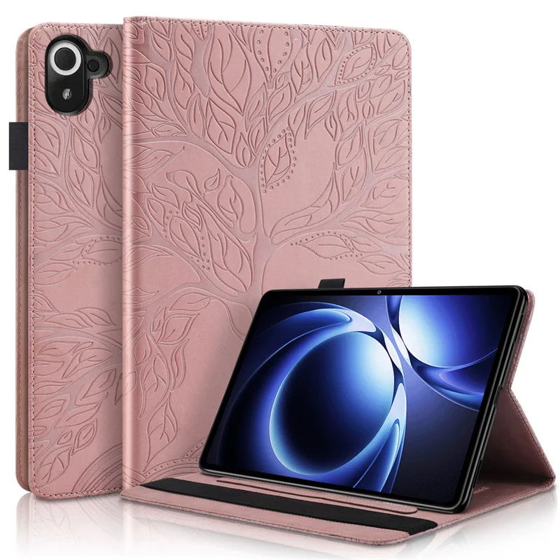 Tablet Case for Redmi K Pad Cover 8.8" Embossed Tree Flip Wallet Stand Cover for Coque Xiaomi Redmi K Pad Case Funda