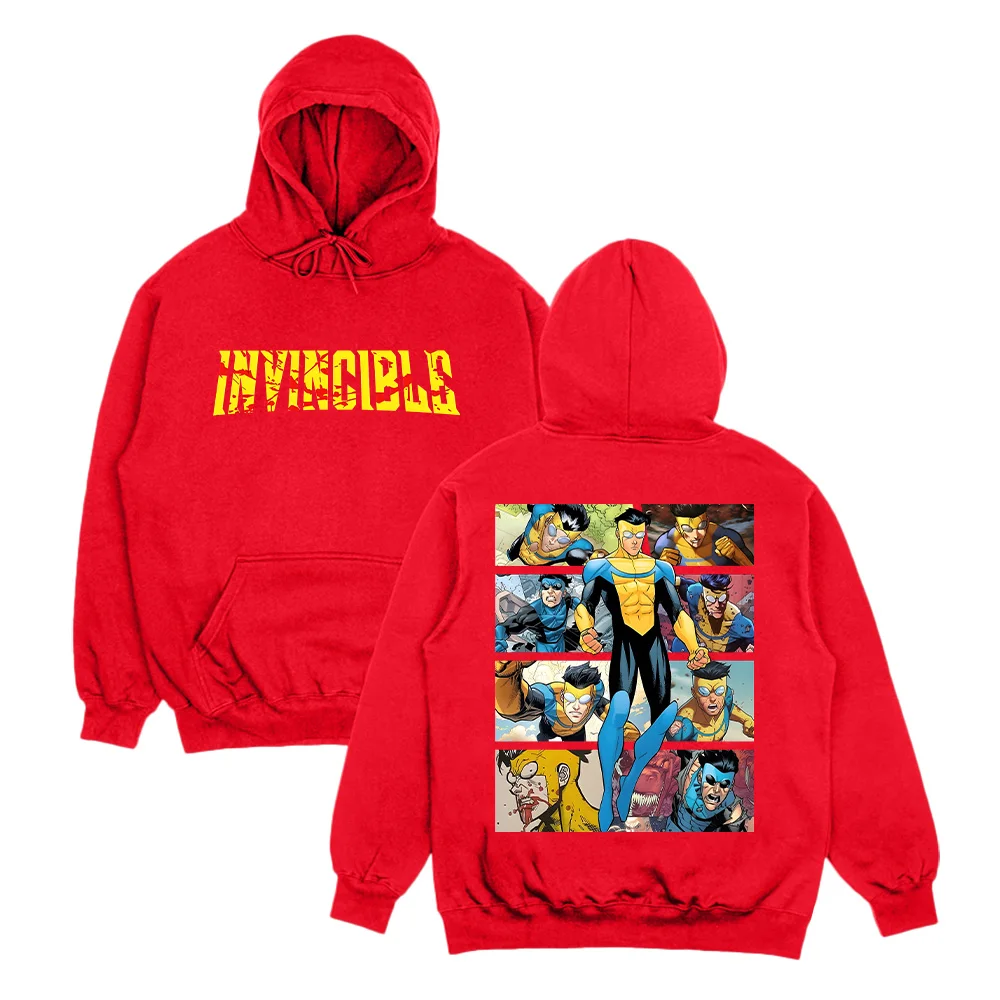 Invincible Hoodies Invincible Mark Superhelden Unisex Sweatshirt Omni-Man Invincible Kleidung Perfektes Geschenk für Comic-Liebhaber Pullover – Detail 9