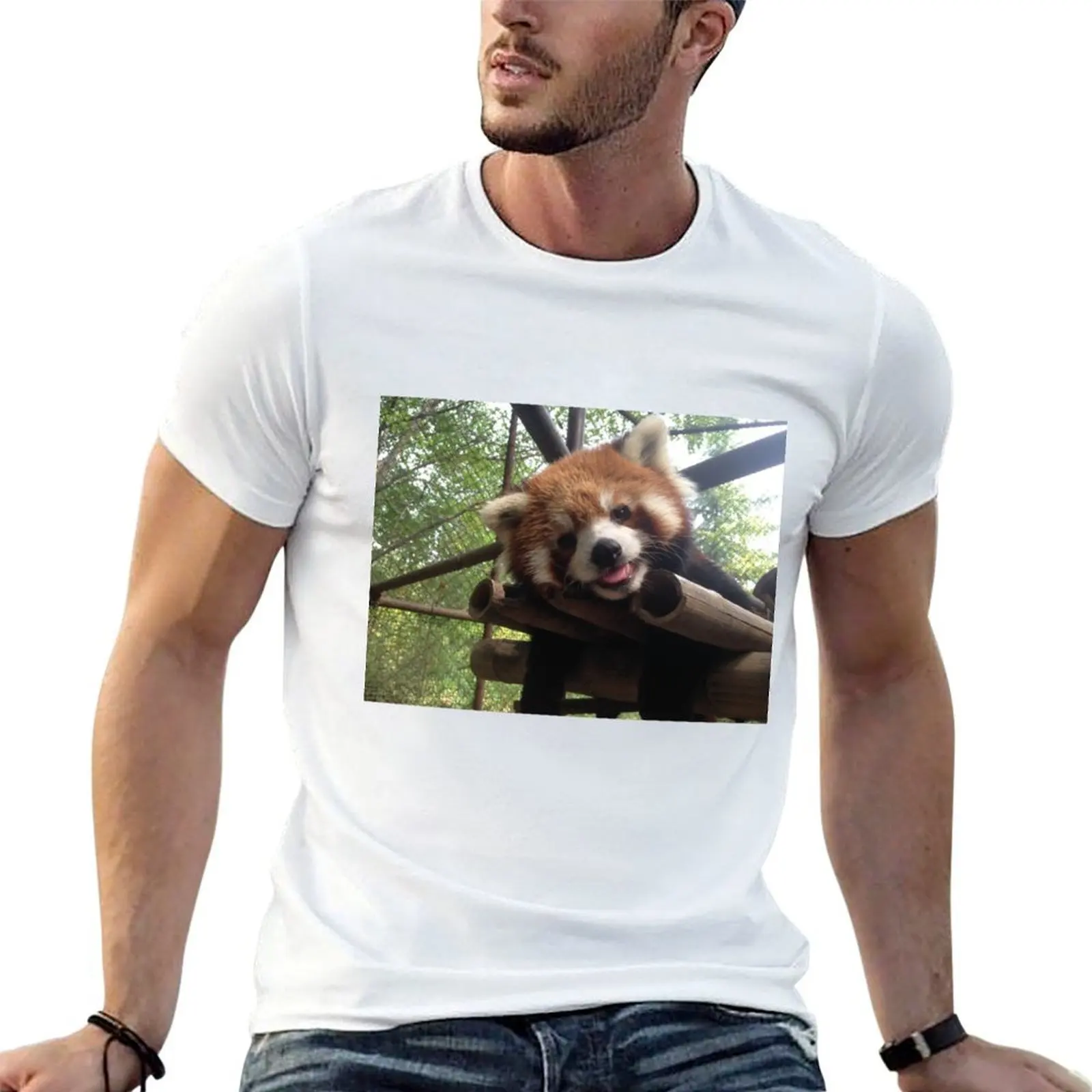 

Red panda T-Shirt man t shirts graphic cotton t shirt pack T-Shirt
