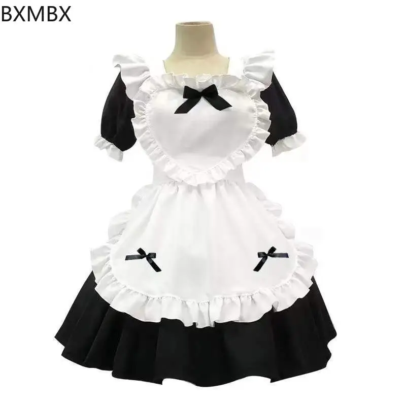 ملابس خادمة كبيرة الحجم مجموعة لوليتا خفيفة مألوفة كوس ملابس خادمة فستان ياباني لطيف ملابس نسائية بوس يوميا #5