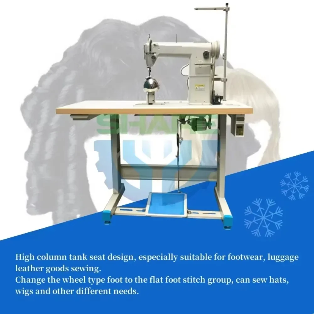 Single/Double Needle Rear Bed Lockstitch Sewing Machine Industrial Opening