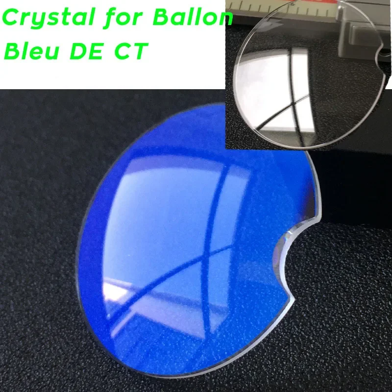 21 29 33.5 37.5mm Watch Glass For Ballon Bleu DE CTR Sapphire Watch Crystal Mirror Double Dome with Fish Eye Effect Watch Parts