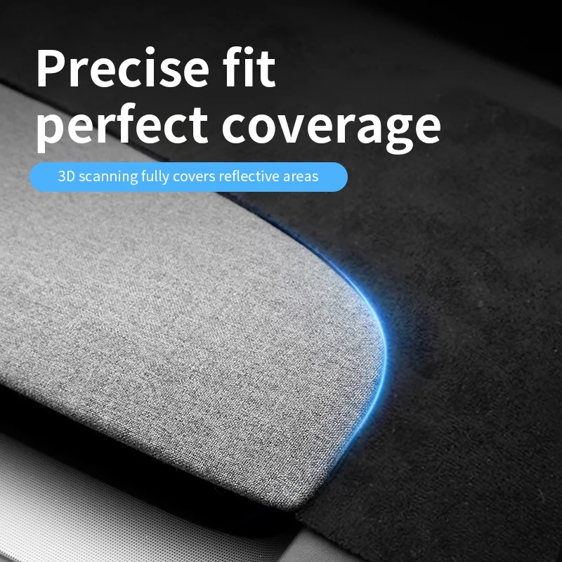 Suede Car Dashboard Sunshade Mat Is Specially Customized ForTesla Updated Model 3 And Can Block Direct Sunlight On The Dashboard