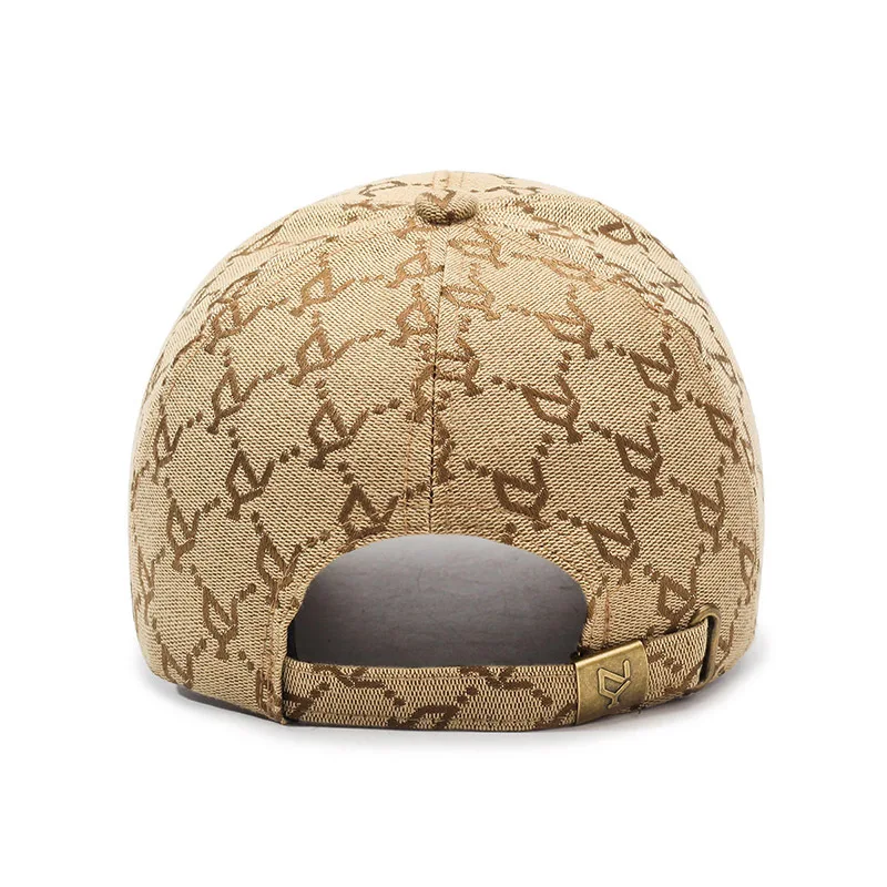 New Jacquard Alphabet Baseball Hat Korean Outdoor Sports Traveling Sunscreen Cap Men Women Casual Trendy Peaked Hats