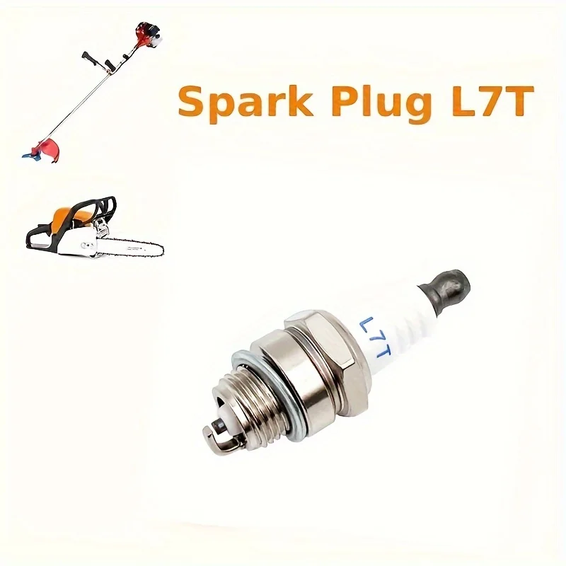 1/3-Pack L7T Spark Plugs Premium Gas-Powered Garden Equipment - Suitable For Chainsaws Brush Cutters And Lawn Mowers M14×1.25