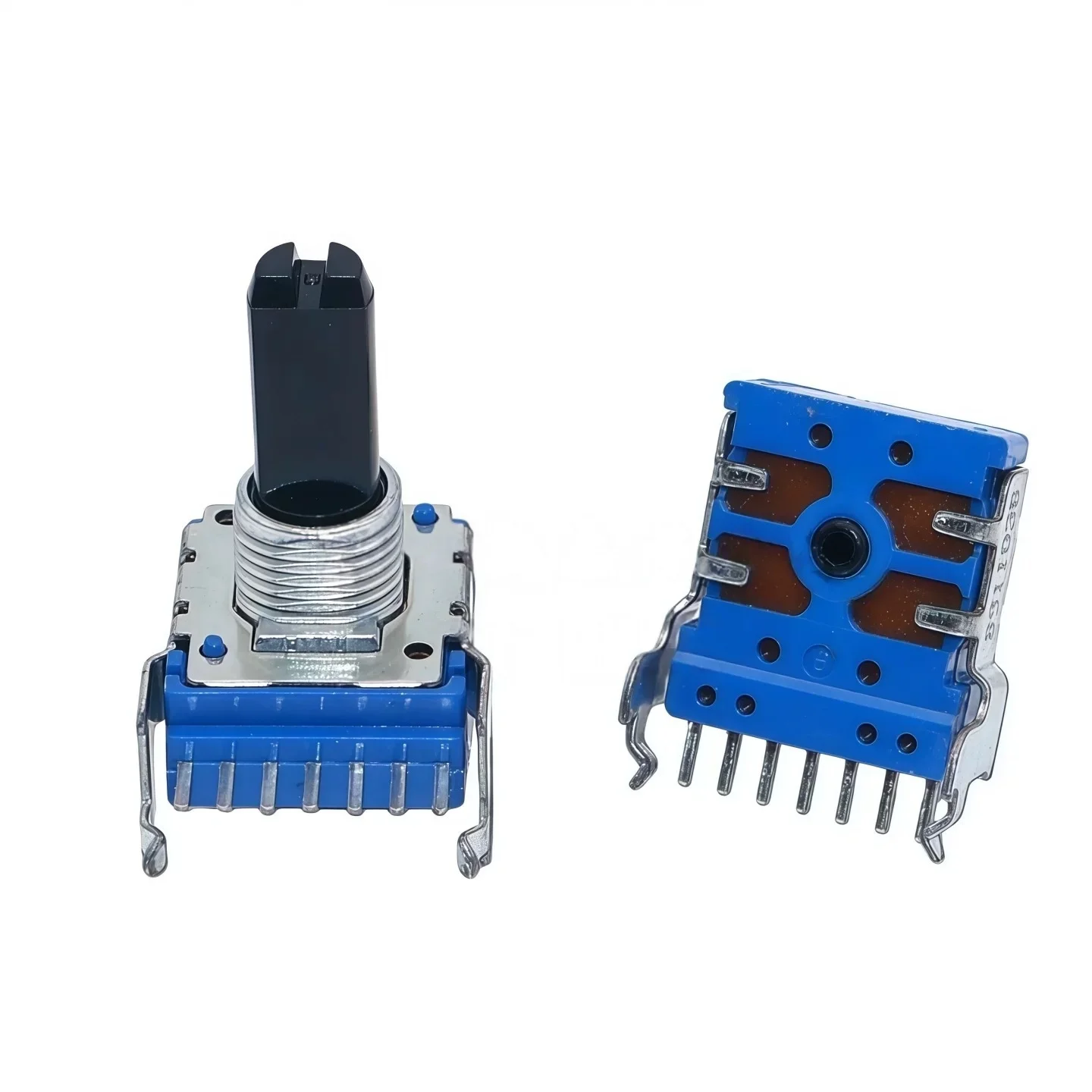 2pcs RK14 Dual 7pins Horizontal Vertical B10K B103 with Midpoint Amplifier Mixing Console Instrument Volume Potentiometer
