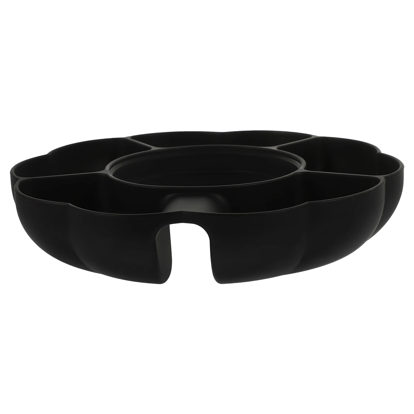 

Silicone Snack Tray Reusable Compartmentalized Fruit Plate for Cup Dried Fruit Multi purpose Kitchen Bar Accessories