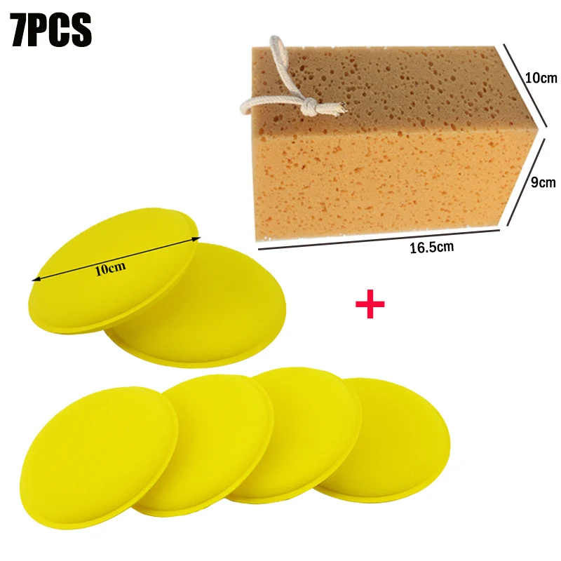 

New Car wash sponge block car motorcycle cleaning large size Honeycomb sponge brush dusting car cleaning tool Polishing Waxing