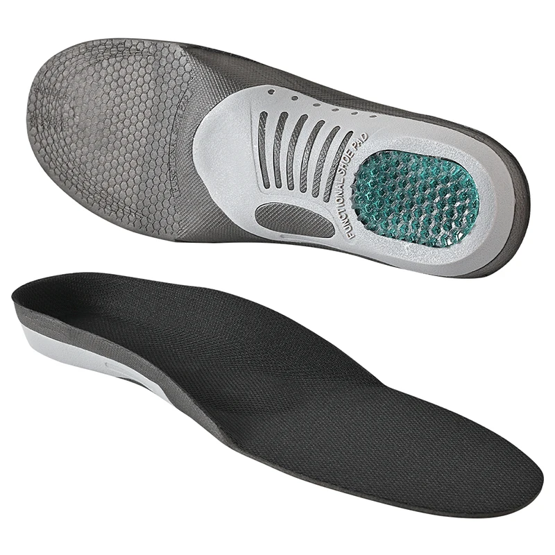 1 par de plantillas ortopédicas para fascitis Plantar, soporte para arco, plantillas de Gel cómodas para zapatos, plantillas atléticas para correr para mujeres y hombres