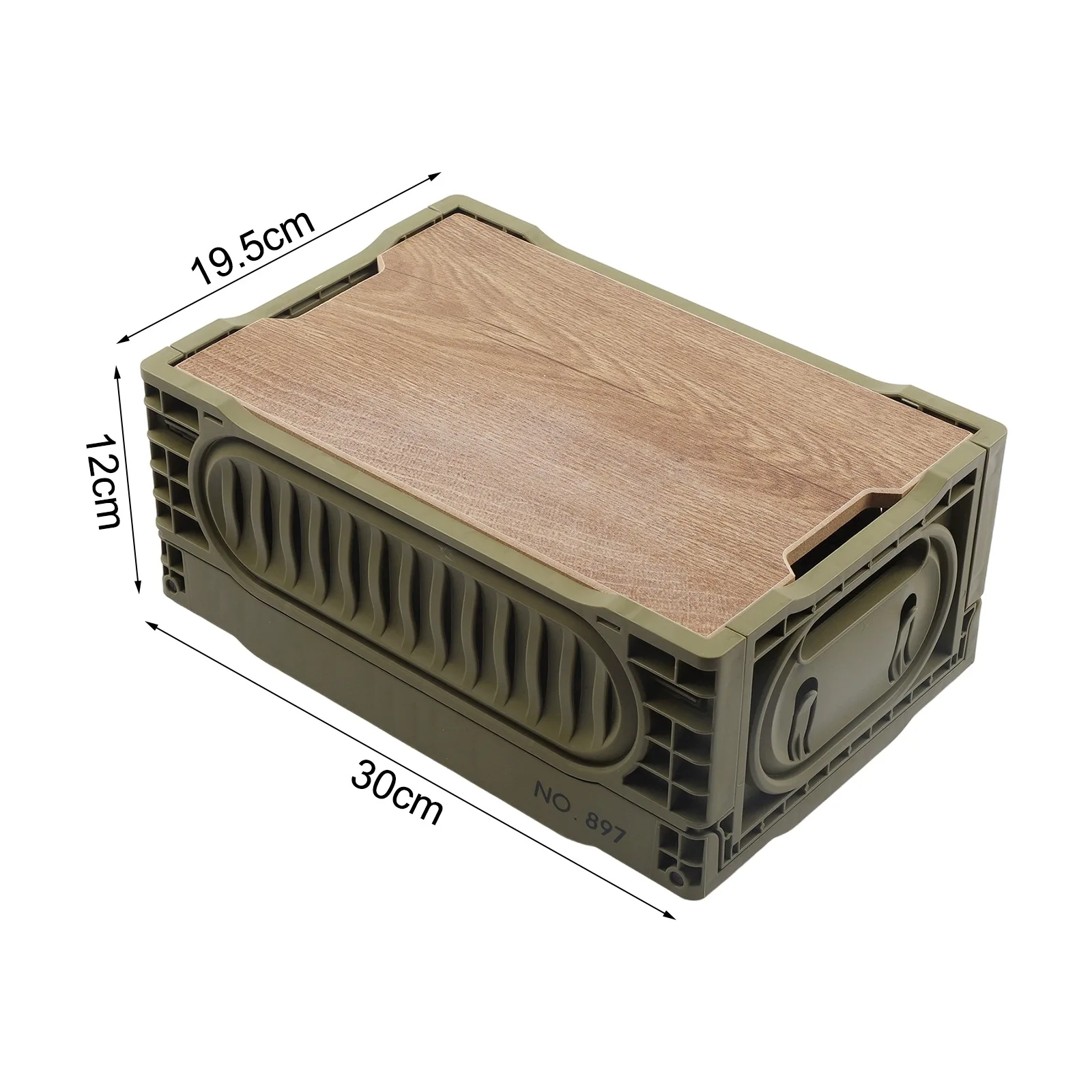 

Camping Gear Collapsible Basket Folding Basket Foldable Storage Box For Camping Convenient Grip Handles Large Capacity