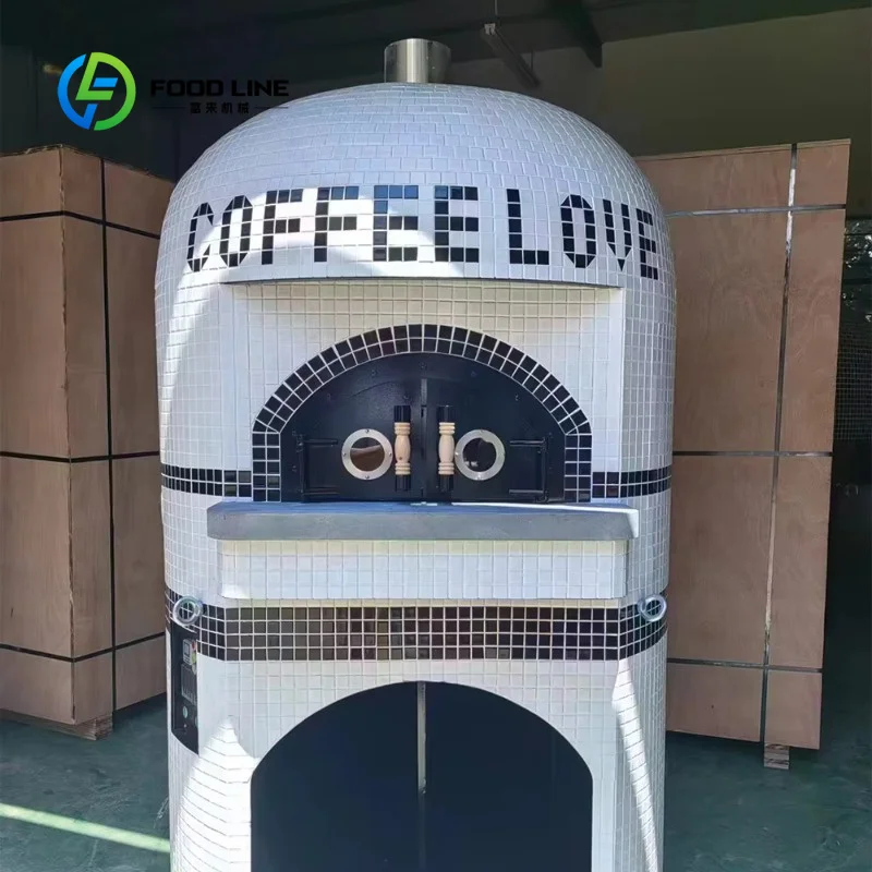 Commercial Italian Woodfired Pizza Oven Electric Gas Outdoor Heavy Duty Brick Clay Neapolitan Bakery Hotel customized Concrete