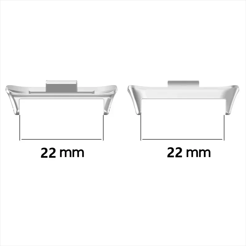 1 زوج محول ل Redmi ساعة 4 5 ل Redmi miband 8pro/9pro حزام الساعات حزام موصل سوار 316L الفولاذ المقاوم للصدأ اكسسوارات #4