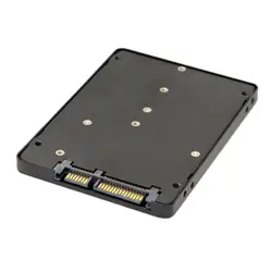 CY Xiwai B + M portachiavi 2 M.2 NGFF (SATA) SSD a 2.5 adattatore per scheda SATA con nero