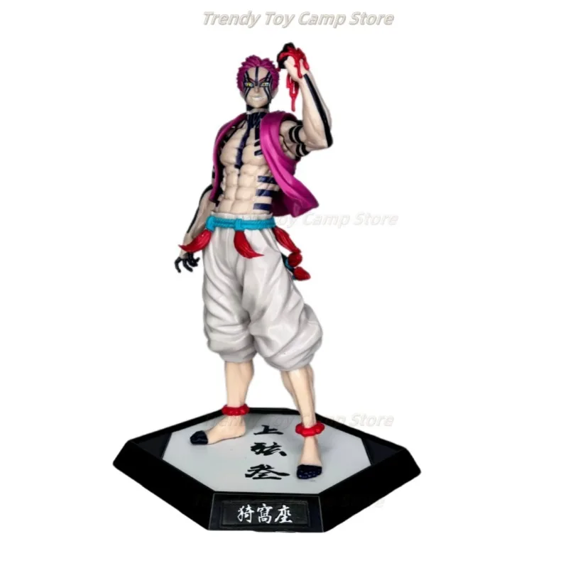 

【В наличии】28 см аниме Demon Slayer Akaza фигурка Hakuji фигурка ПВХ фигурки GK статуя модель куклы игрушки для детей подарки