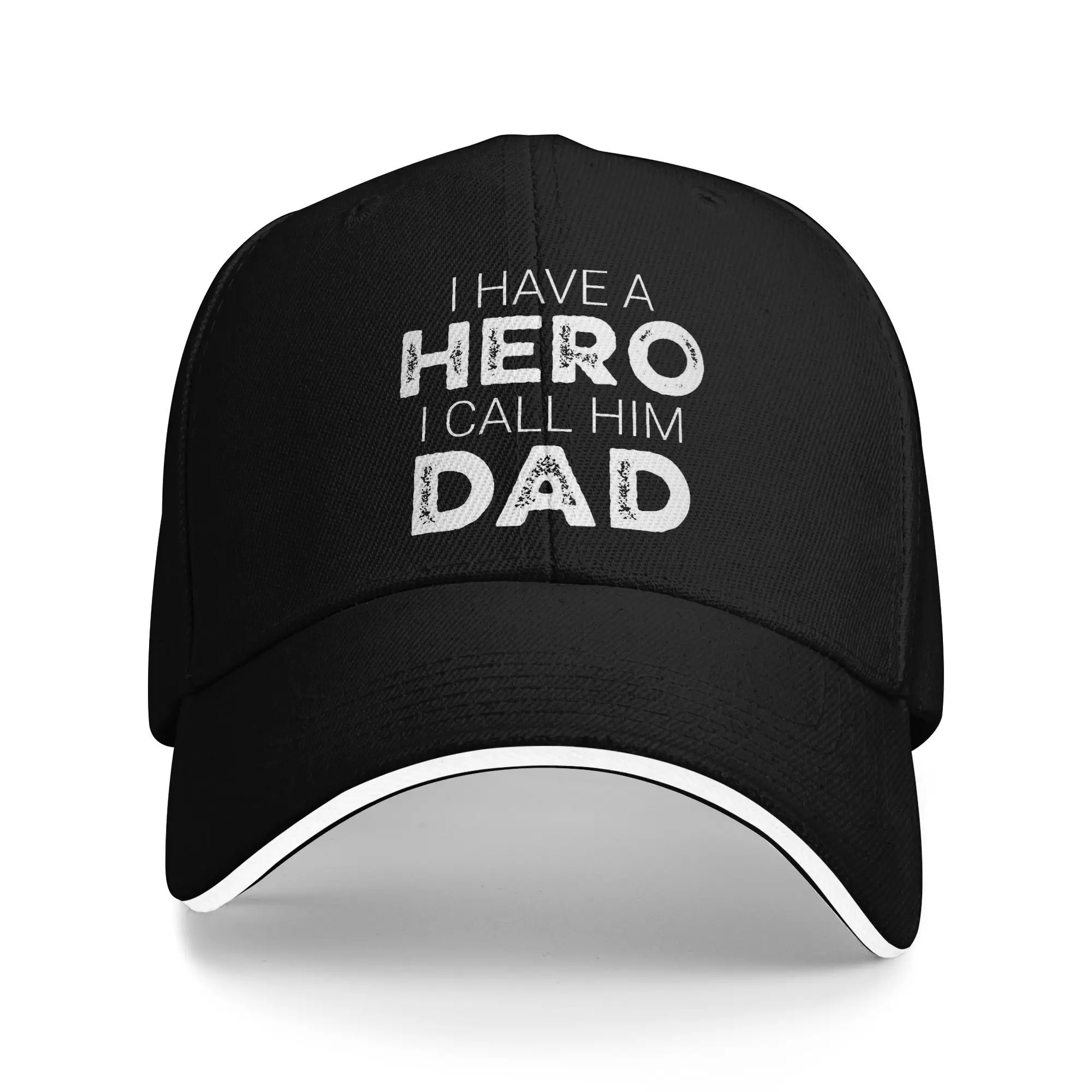 

New Baseball Caps I Have A Hero And I Call Him Dad Father's Day Wear For Men Women Trucker Hat Classic Snapback Cap Gift