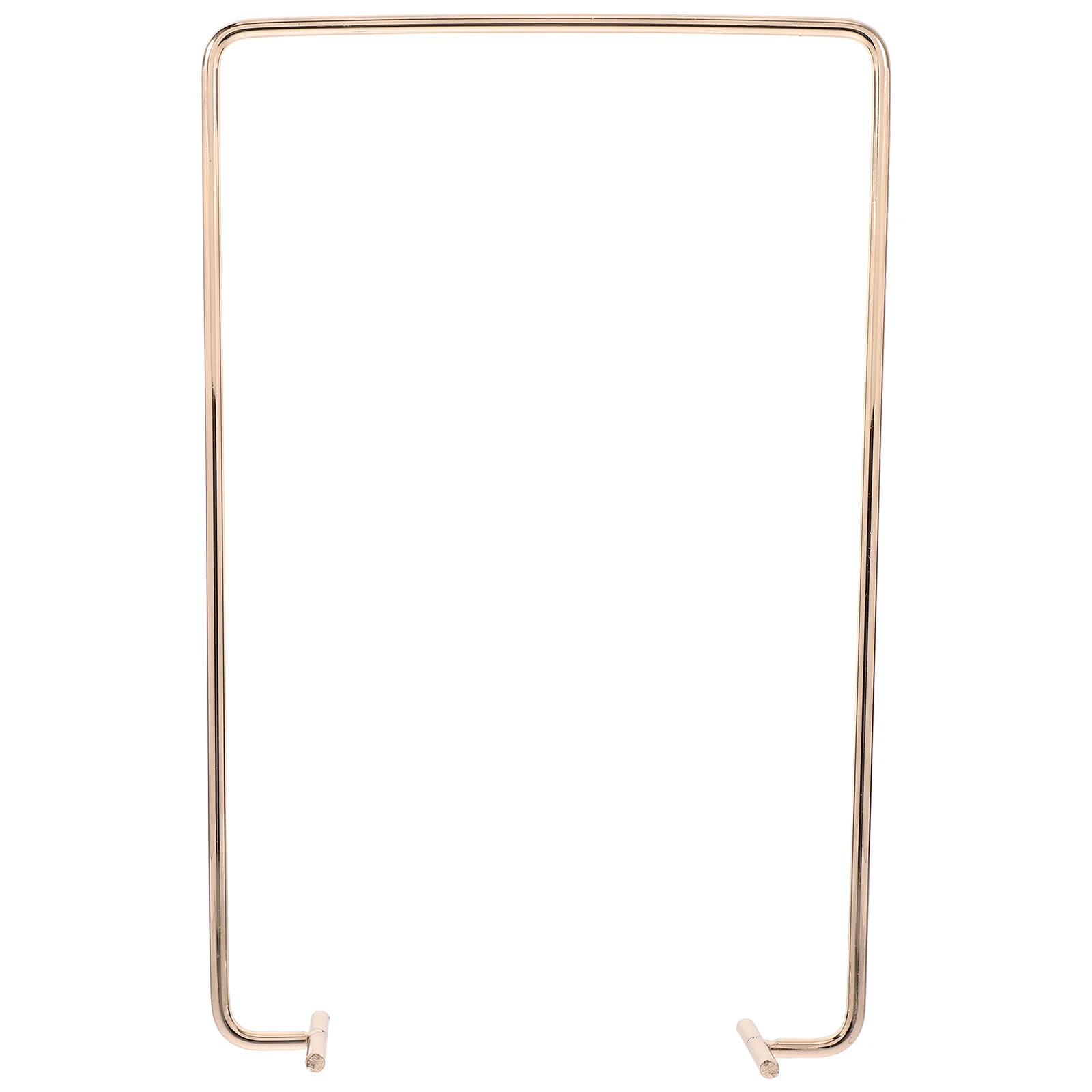 

1pc Tabletop Calendar Stand Iron Metal Desk Calendar Holder Frame For Office Home Decor Vertical Space Saving Design