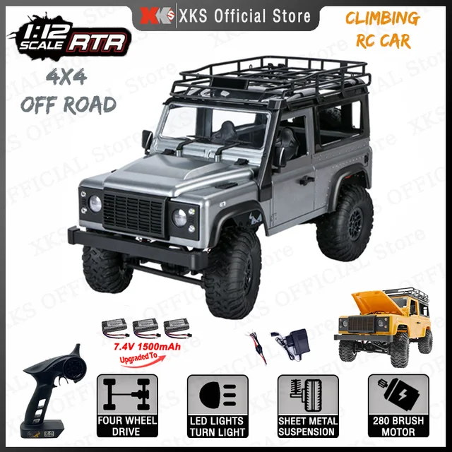 MN MN99S MN78 MN98 MN99 D90 1/12 RC Car 2.4G Remote Control 4X4 Off Road  LED Light 4WD Climbing RC Truck Toy Car Gift for Boy - AliExpress