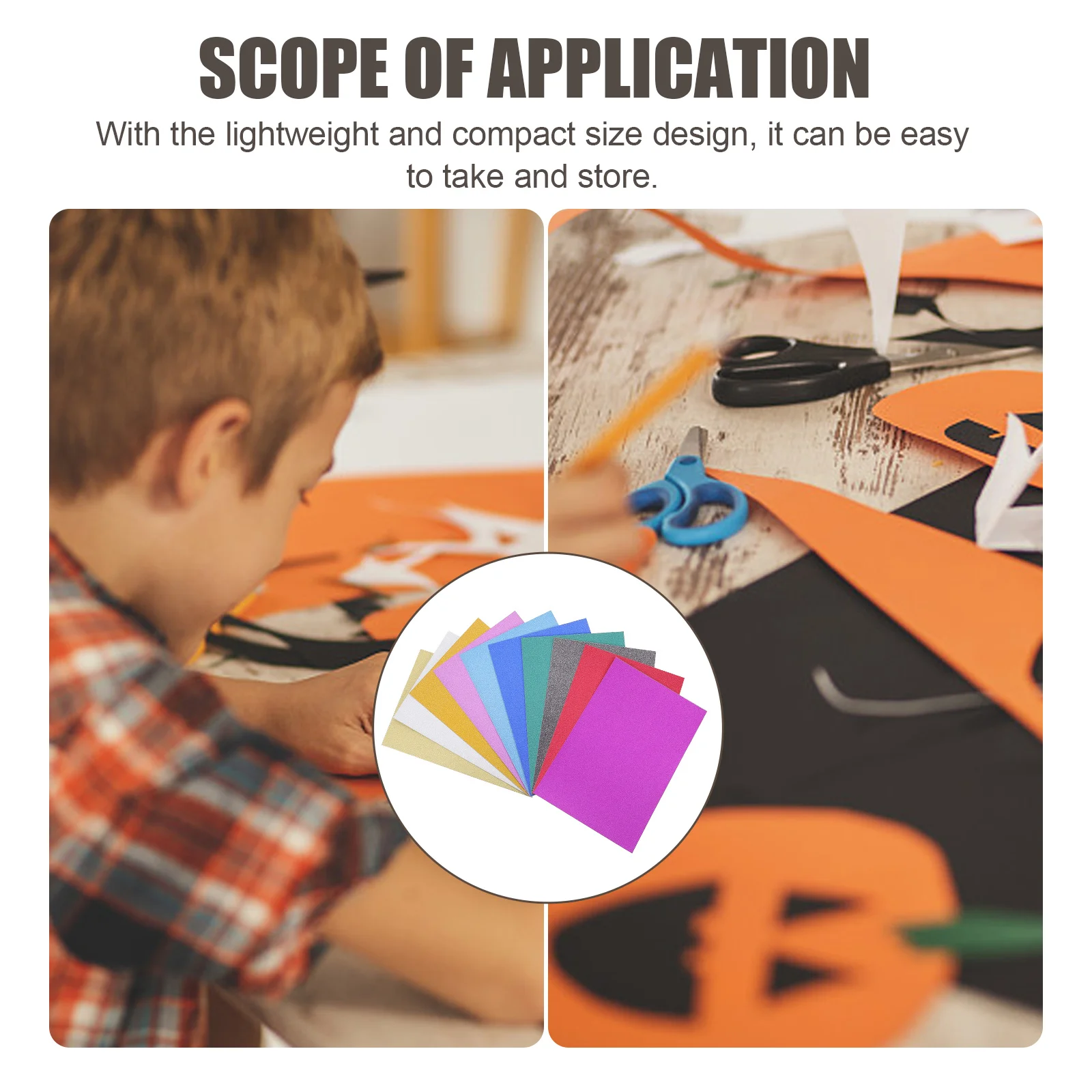 

40 Sheets Glitter Gold Paperboard Colorful Cardstock DIY Papers for Kids Handcraft Projects Glitter A4 Craft Paper