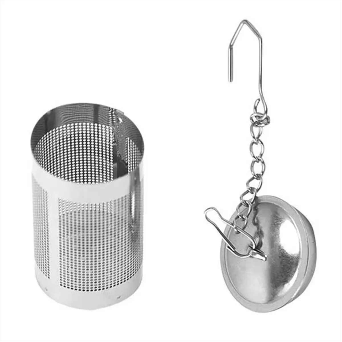 A95G Stainless Steel Tea Infuser Tea Leaves Diffuser Spice Seasoning Ball Strainer Teapot Fine Mesh Coffee Filter Accessories