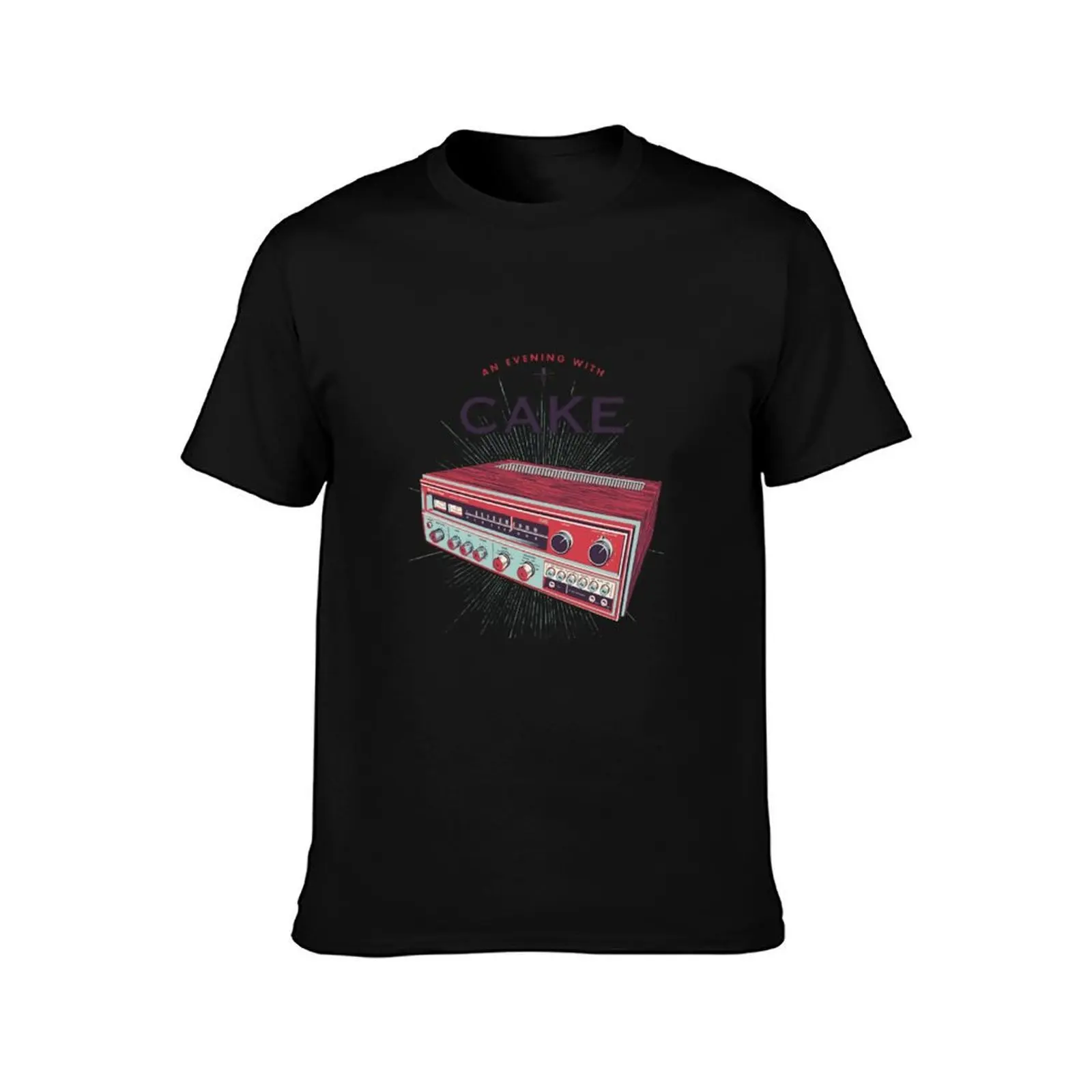 an evening with CAKE band T-Shirt Casual Everyday Short Sleeve T-Shirt