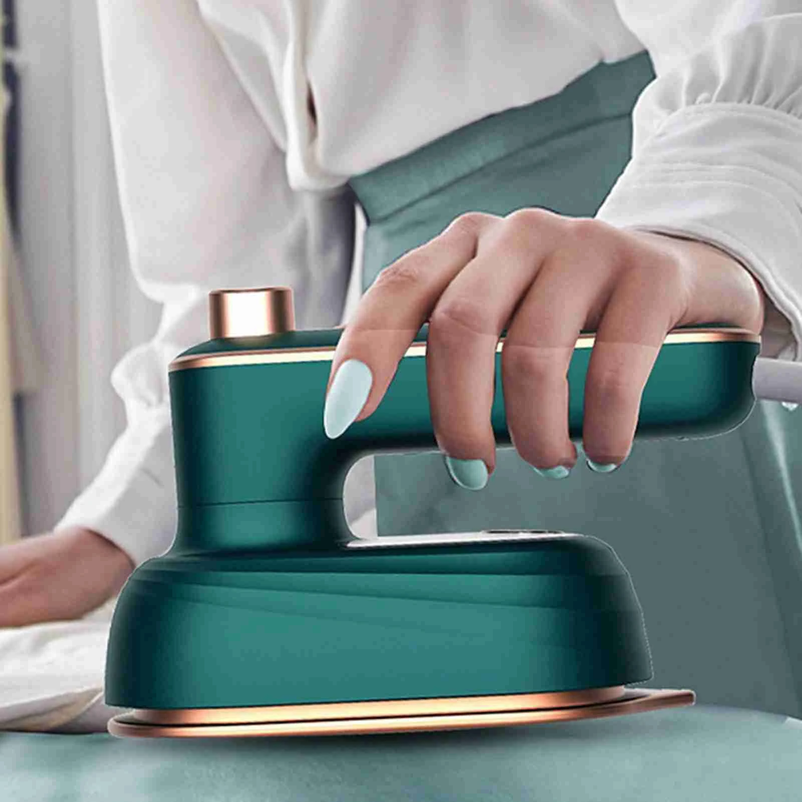 Mini vaporizador de roupas portátil de 38 W - Ferro a vapor portátil para roupas de viagem, removedor rápido de rugas para camisas, vestidos, ternos