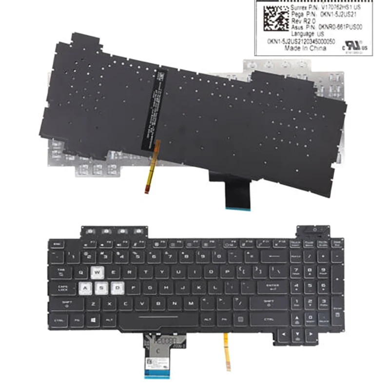 

US RGB Backlit keyboard for Asus TUF Gaming FX505 FX505G FX505D FX505GD FX505GE FX505GM FX505DY FX505DV fx505dt US laptop