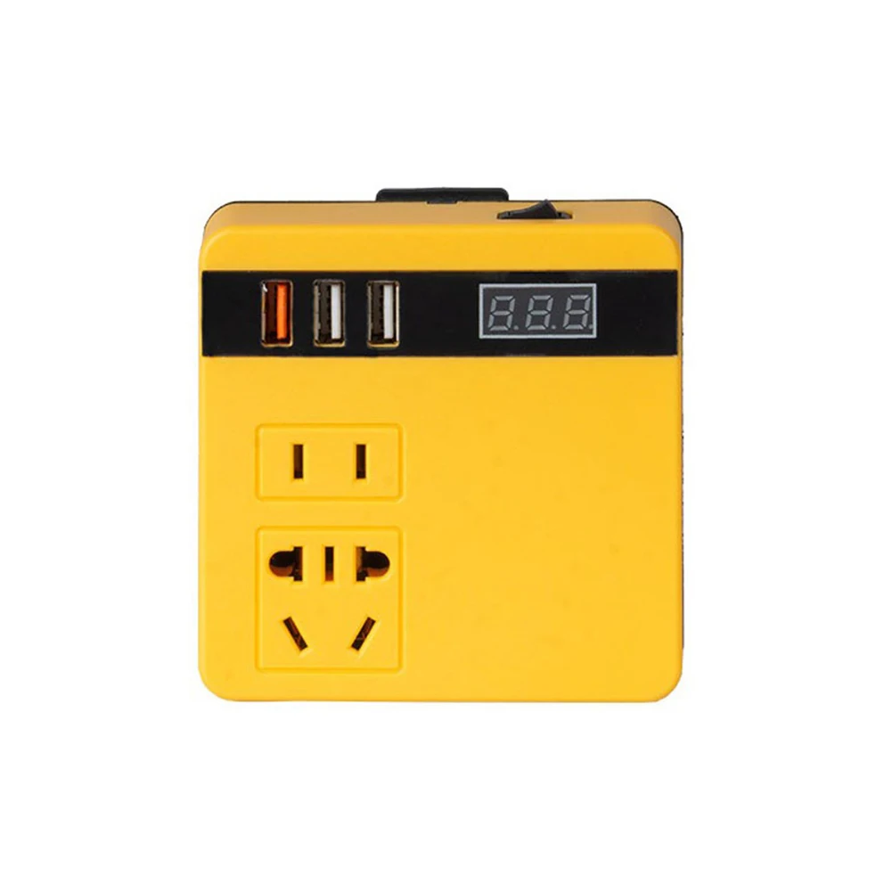 1pc Lithium Battery Inverter Fast Charging 120W 18-28VDC Multi-Protection Battery Inverter Power Tools Replacement Accessories