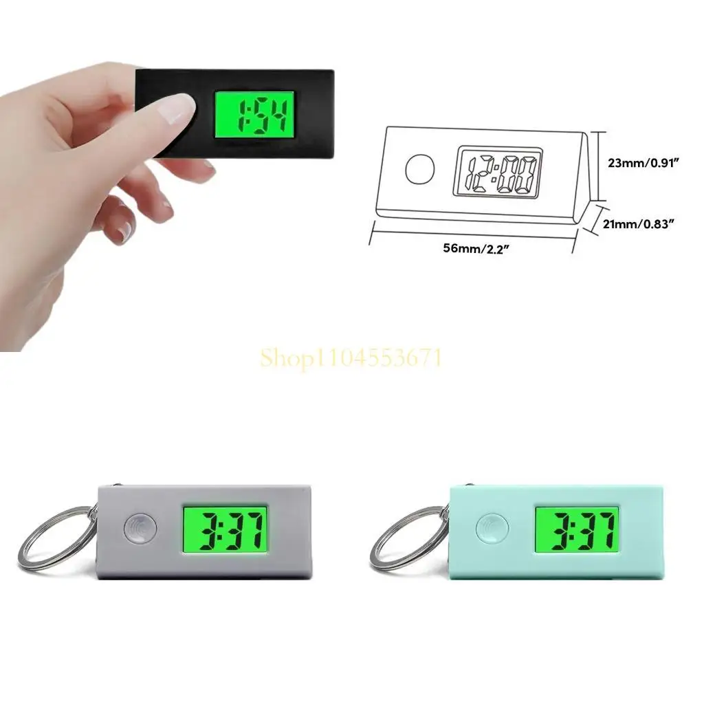 

Бесштательный продавец светящиеся электронные часы Стильные рюкзак для брелок. Удобные студенческие часы