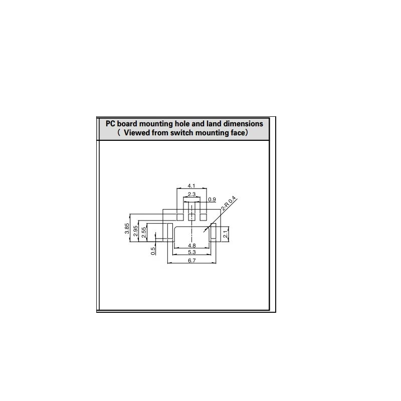 1pcs/lots Japan ALPS SKSELAE010 flick switch Digital camera shutter double click Side button twice 2 stops