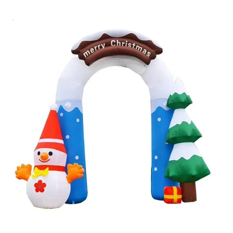 Wholesale Inflatable Christmas Arch Decoration for Carnival Holiday Party Outdoor Yard Display Festive Xmas Entrance Gate