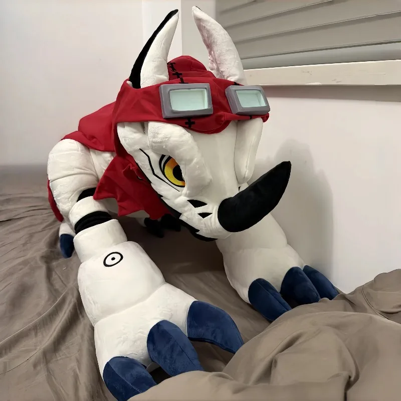60CM Large Size Anime Digital Monster Plushies Digimon Huckmon‌ Plush Toys Cartoon Kawaii Comfortable Soft Doll Christmas Gift