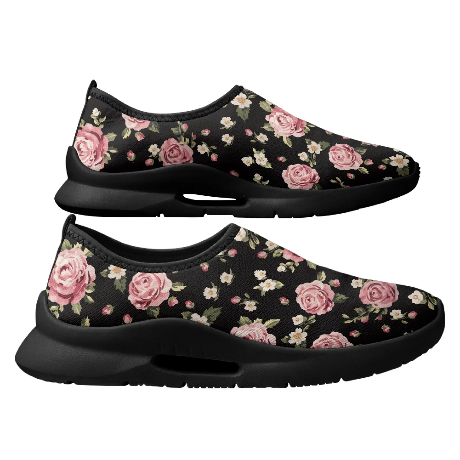 PENSTROLL Rose Garden Slip on Walking Shoes for Men Business Mesh & EVA Casual Shoe Casual Walking Flats